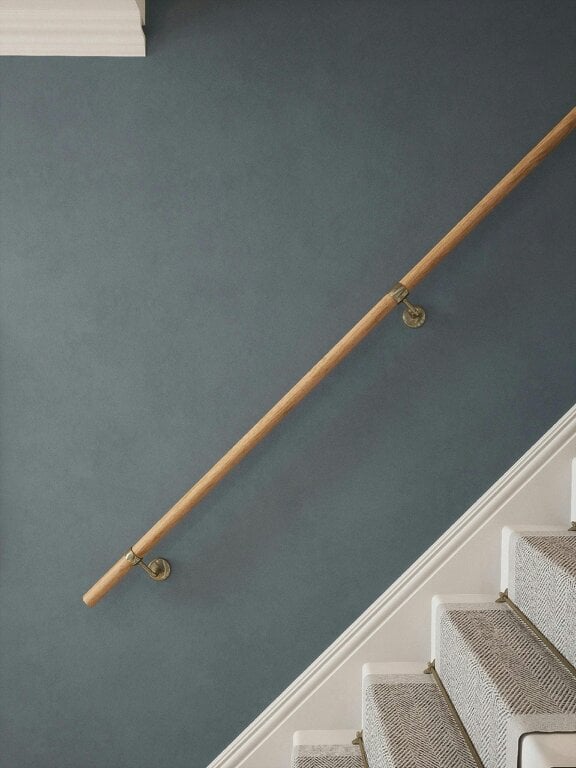 Handrails Direct Stoneleigh Red Oak Straight Flight Handrail