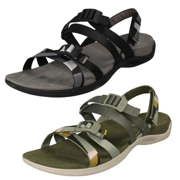 Merrell Ladies Merrell Casual Strappy Sandals District 3 Backstrap Web