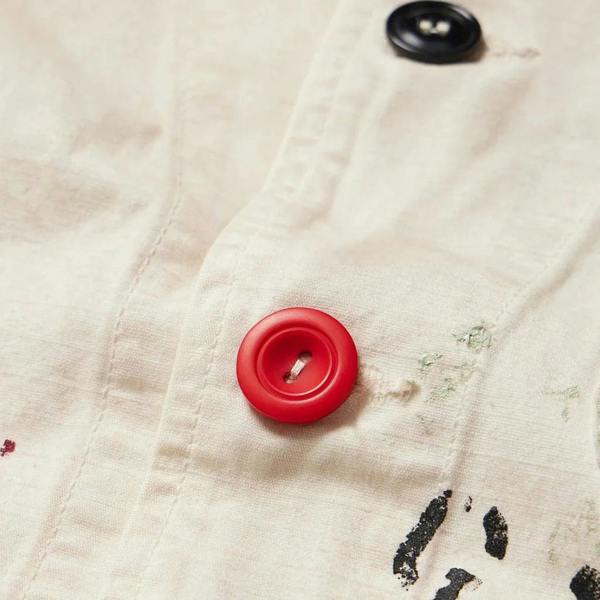 Gallery Dept. EP Jacket All-Over Paint-Splatter Jacket White Multi