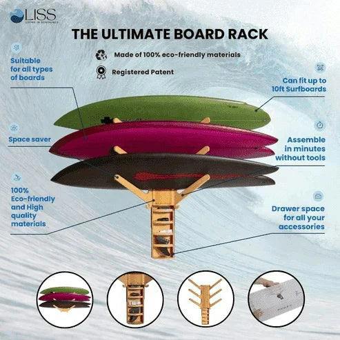 Vissla The Sun rack - Living in sunshine - 3 boards