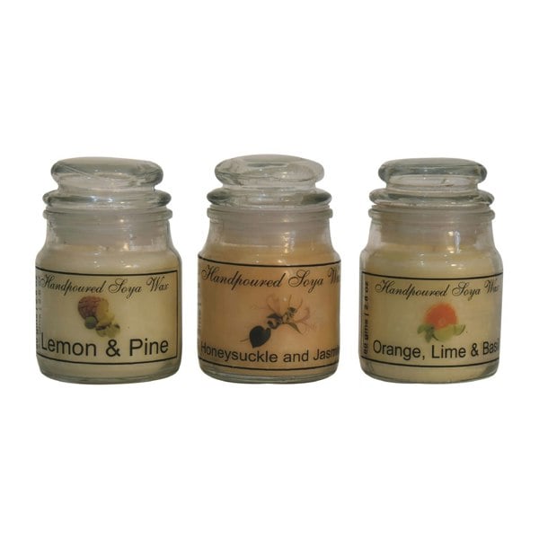 Artisan Furniture Hourglass Candle Set of 3 (Fruit