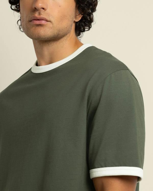 Larsson & Co Erikson - Contrast Trim T-Shirt