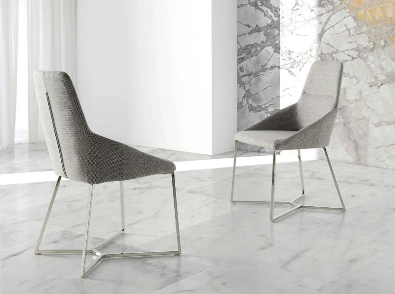 Angel Cerdá Grey Fabric Chair 4008