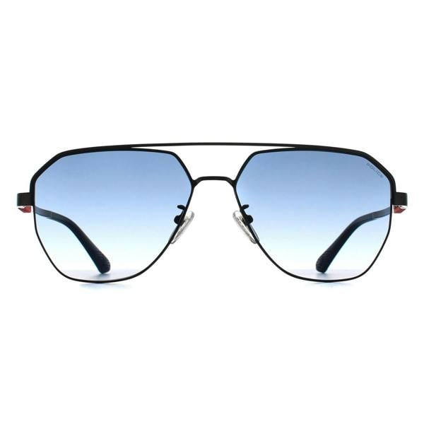 Police Sunglasses SPLP30 Ranger 1 0568 Shiny Gunmetal Blue Gradient