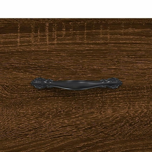 Berkfield Sideboard Brown Oak 34.5x34x90 cm Engineered Wood