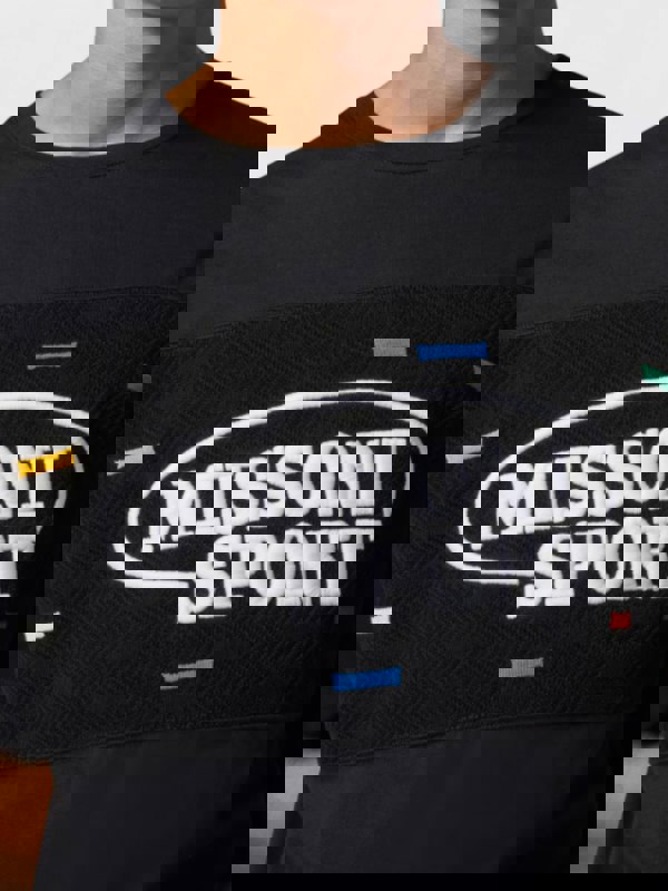 Missoni Sport Logo T-Shirt Black