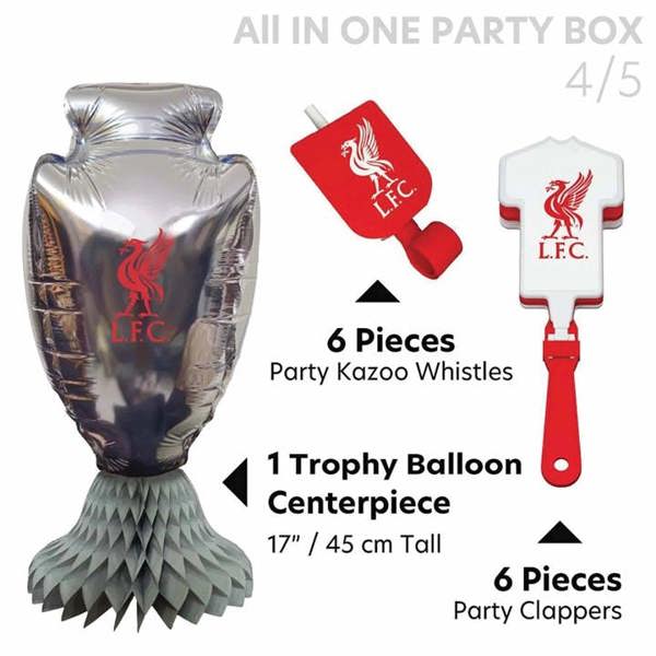 Liverpool FC All in One Party Box Set, Kitchen Accessories, Sports, Gift