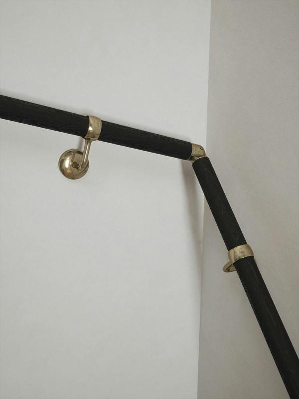 Handrails Direct Blakedown Midnight Wood Double Winder Handrail