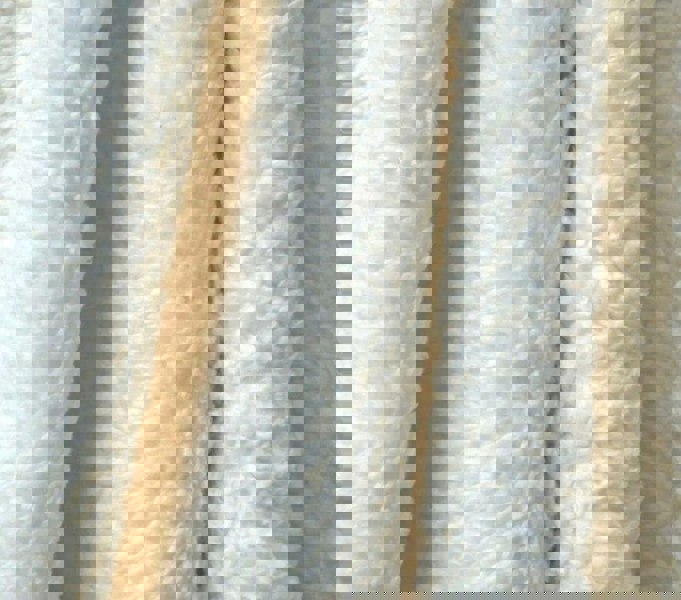 Premium Luxury Footstool with Cozy fur| off white Creamy Footstool Bench - ISTOOLS