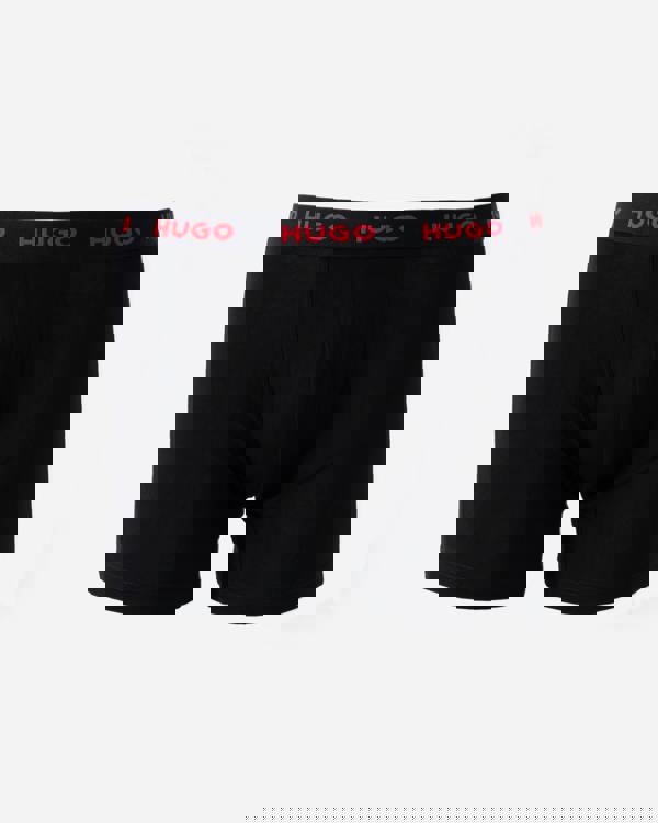 individual shot of HUGO Mens Boxer Briefs in Stretch Cotton from Open Miscellaneous 998 colours 3-pack