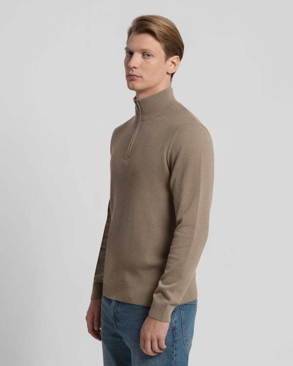Steel & Jelly Knitted 1/4 Zip Jumper