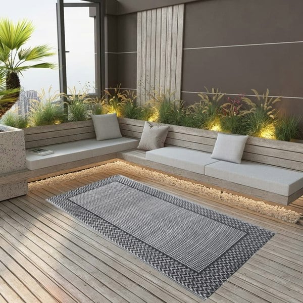Berkfield Outdoor Carpet Grey 190x290 cm PP