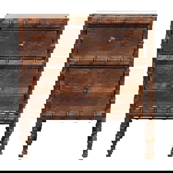 Artisan Furniture Bamboo Frame Nightstand in Roasted Almond