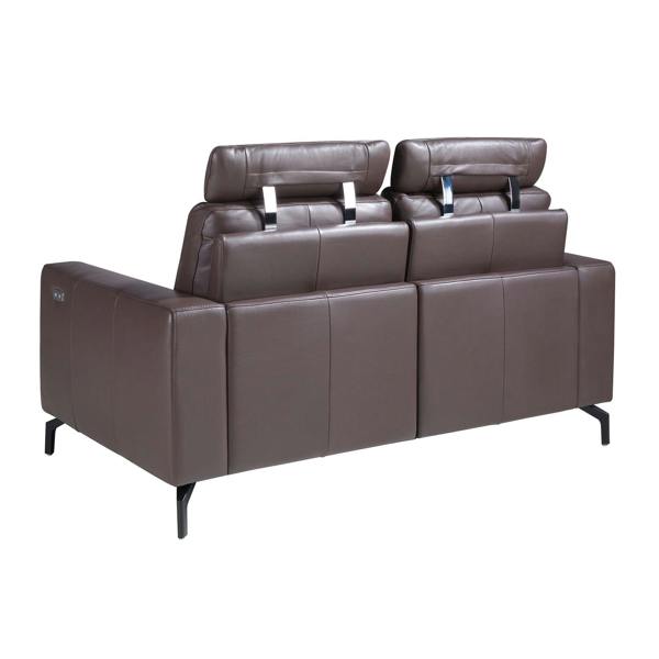 Angel Cerdá Chocolate Brown Leather Recliner Sofa 6368/6366