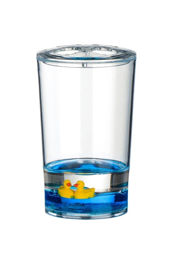 Essentials by Premier Opacity Floating Ducks Toothbrush Holder