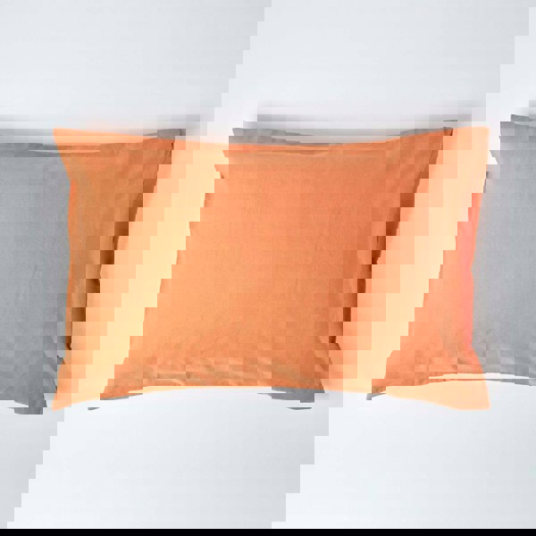 HOMESCAPES French Flax Linen Housewife Pillowcase, Standard Size