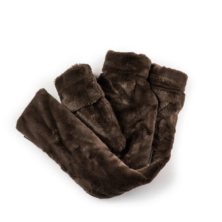 CosyPanda Triple Chocolate Faux Fur Hot Water Bottle Gift Set