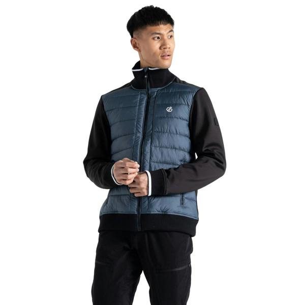 Dare 2B Mens Frost Quilted Hybrid Jacket - Moonlight Denim/Black