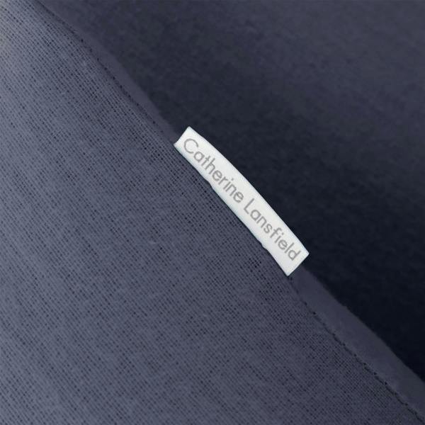 Brushed Cotton Plain Navy Duvet Cover Set