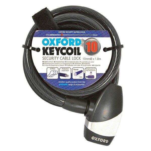 Oxford Key Coil10 1.8m x 10mm
