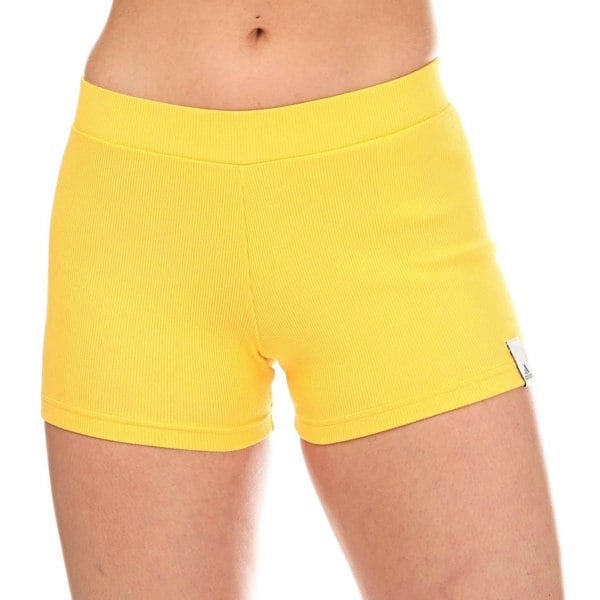 Adidas Womens/Ladies Terrycloth Lounge Shorts - Gold