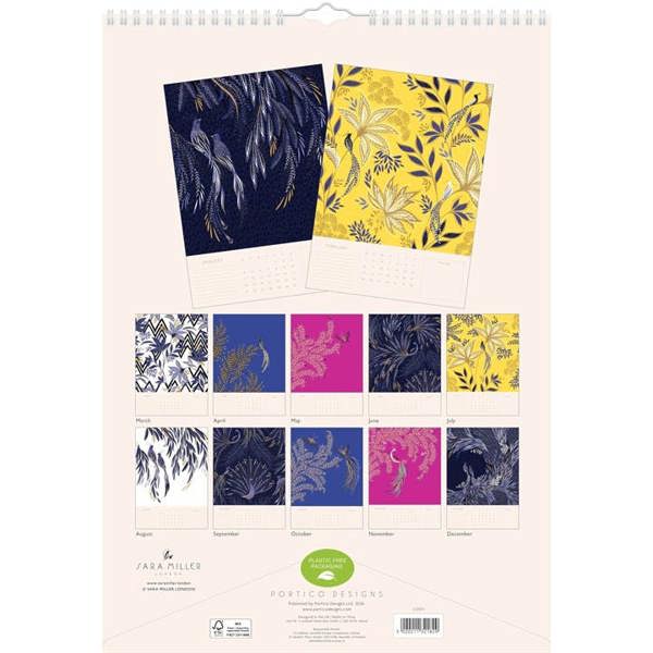Sara Miller A3 Calendar 2027, Wall Calendars, Month To View, Art, Gift