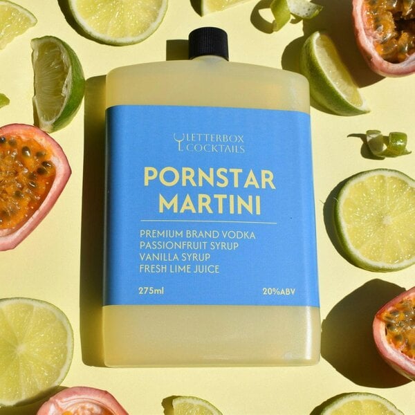 Letterbox Cocktails Pornstar Martini Cocktail – Premium Letterbox Cocktail Gift (100ml)