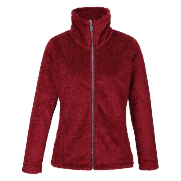 Regatta Women's Heloise Eyelash Eyelash Fleece Full Zip Fleece Jacket - Cabernet