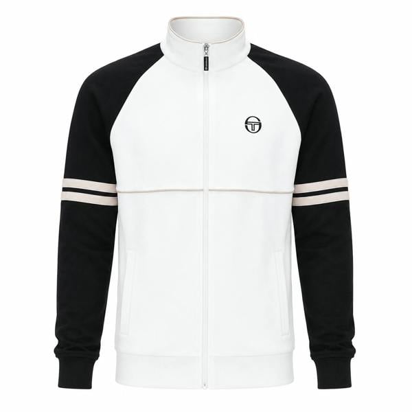 Sergio Tacchini Orion Track Top Jacket Gardenia/Black/Peyote