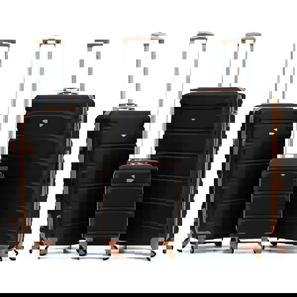 Flight Knight 45x36x20cm Cabin Case with Medium and Large Size Check-in Hold Luggage