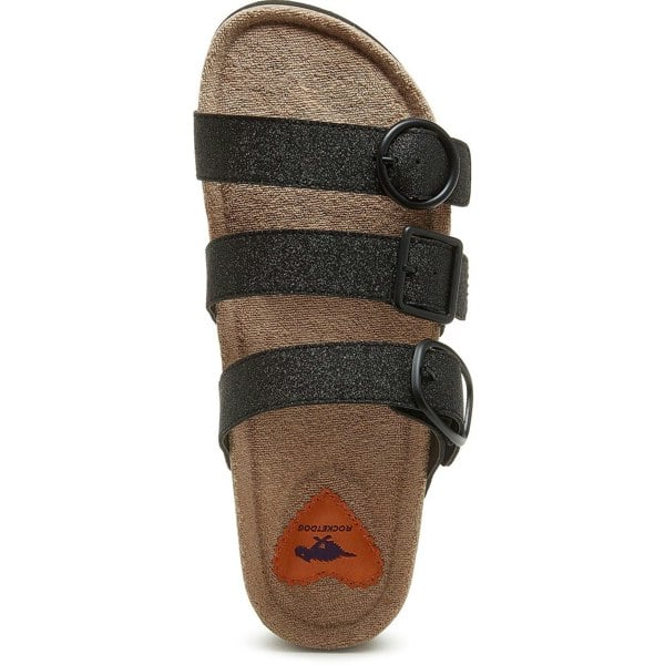 Rocket Dog Astor Glenn Glitter Sandal - Black