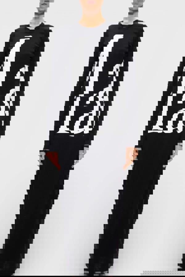 Maison Margiela MM1 Printed Dress Black