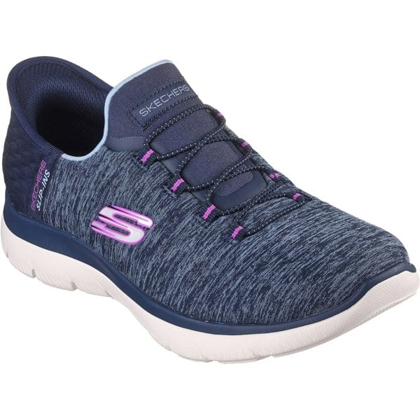 Skechers Summits Dazzling Haze Women's Trainers in Navy/Purple