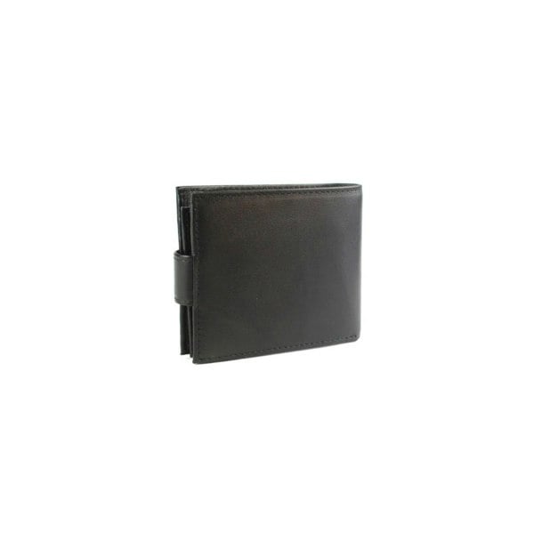 Eastern Counties Leather Unisex Adult Grayson Bi-Fold Leather Contrast Piping Wallet - Black