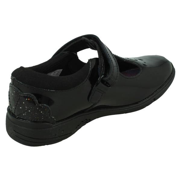 Clarks Girls Clarks Gem And Stars T-Bar School Shoes Relda Gem