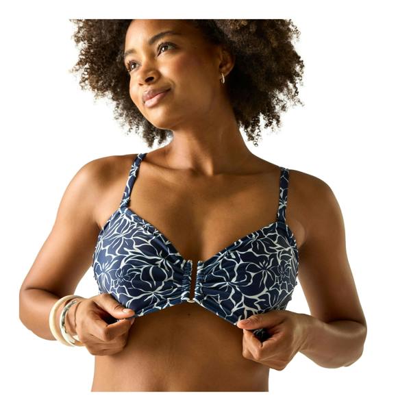 Regatta Womens/Ladies Aceana III Polka Dot Bikini Top - Navy - 