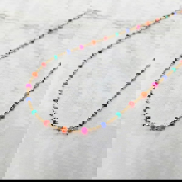 Felicia Carnival Mixed Bead Necklace