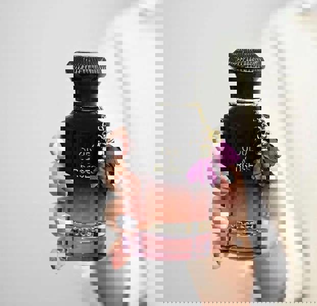 Ahmed Al Maghribi Oud & Roses Perfume 60ml Long-Lasting Arabian Fragrance