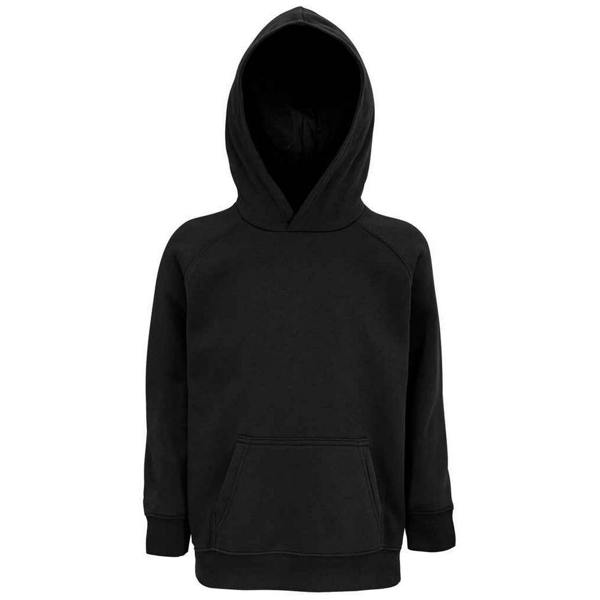 SOLS Childrens/Kids Stellar Organic Hoodie - Black