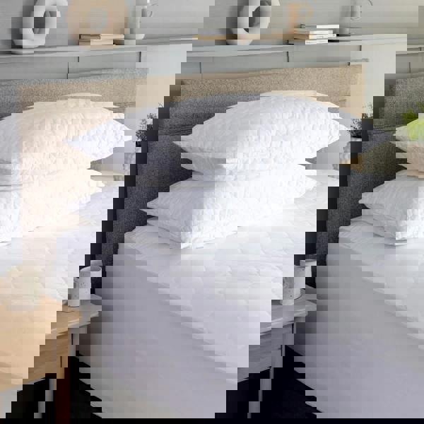 Soak&Sleep Quilted Cotton Pillow Protector