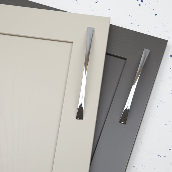 Handle & Home Polished Chrome Bow Handles