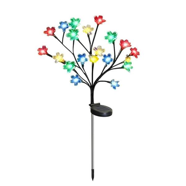 Milagro Solar Tree Lamp 84Cm Rgb+3000K Ip44 Black + Transparent