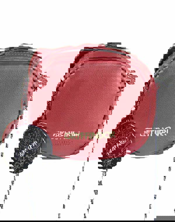 Vanilla Underground Danielle Nicole Womens Pink Gryffindor Lion Cross Body Bag (One Size)