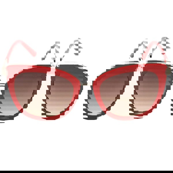 Guess Gradient Brown Lens Red Sunglasses