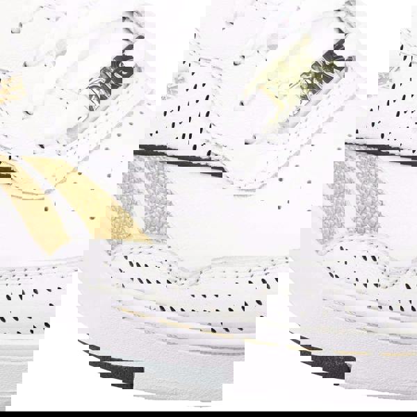 Reebok Womens/Ladies BB 4000 II Leather Trainers - White Gold