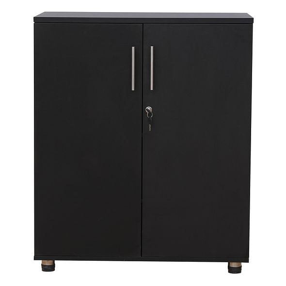 MMT Furniture Designs Wooden Filing cabinet with 2 shelves - 2 Door Lockable Filing Cabinet