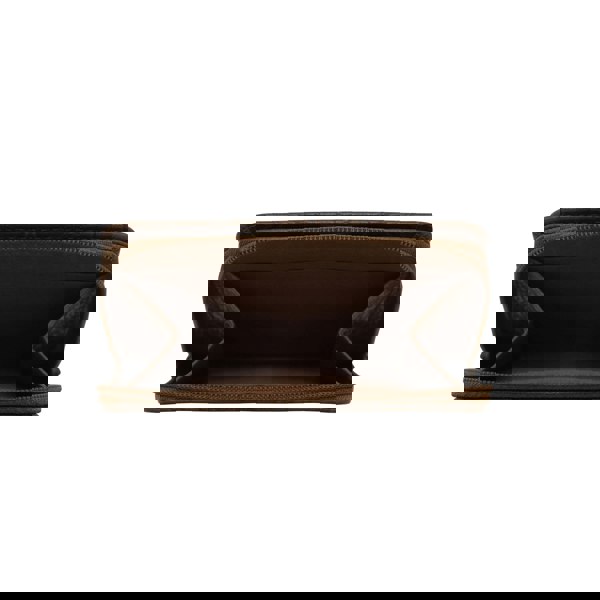 Assots London 'JOLLY' Tan Croc Real Leather Designer Zip-Top Wallet