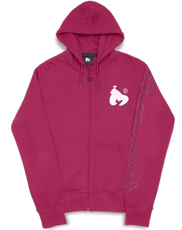 Money Sig Line Zip Hood Berry