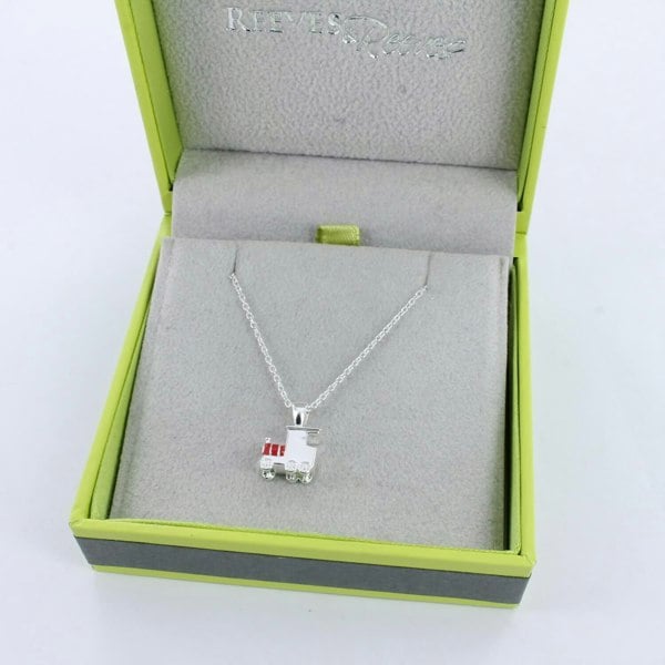 Red Train Necklace - Reeves & Reeves