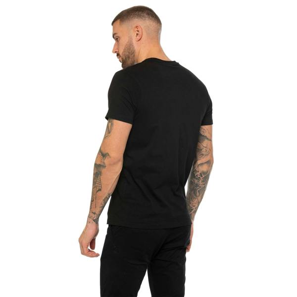 Enzo Mens Crew Neck T-Shirt - Black